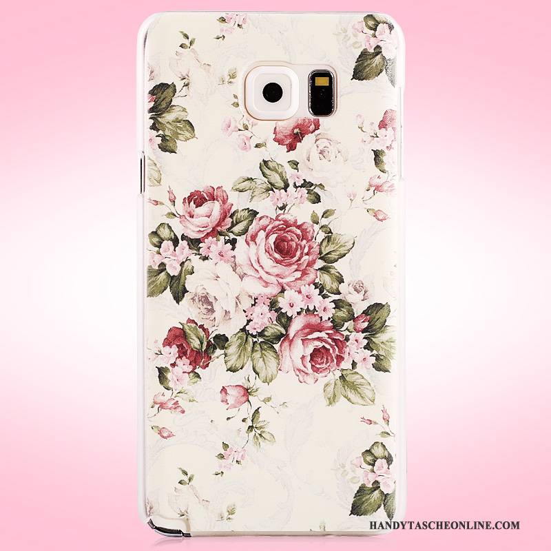 Hülle Samsung Galaxy Note 5 Gemalt Schwer Rosa, Case Samsung Galaxy Note 5 Schutz