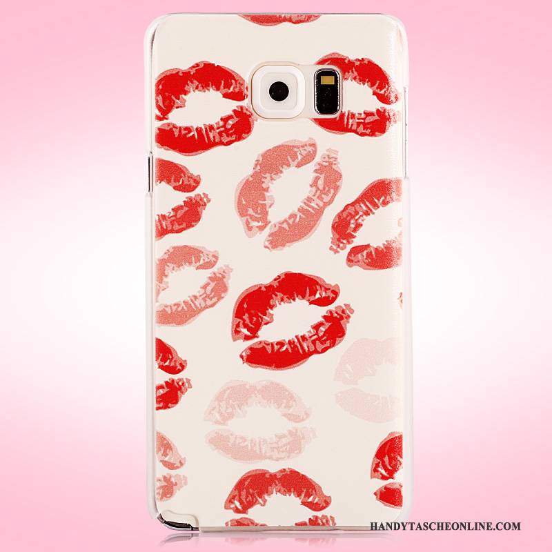 Hülle Samsung Galaxy Note 5 Gemalt Schwer Rosa, Case Samsung Galaxy Note 5 Schutz
