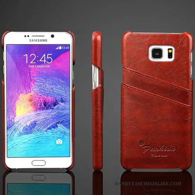 Hülle Samsung Galaxy Note 5 Lederhülle Blau Karte, Case Samsung Galaxy Note 5 Schutz Hintere Abdeckung Persönlichkeit