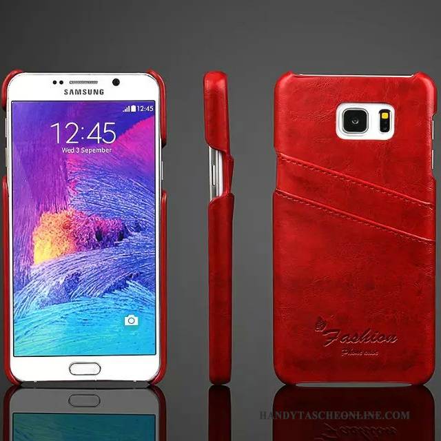 Hülle Samsung Galaxy Note 5 Lederhülle Blau Karte, Case Samsung Galaxy Note 5 Schutz Hintere Abdeckung Persönlichkeit