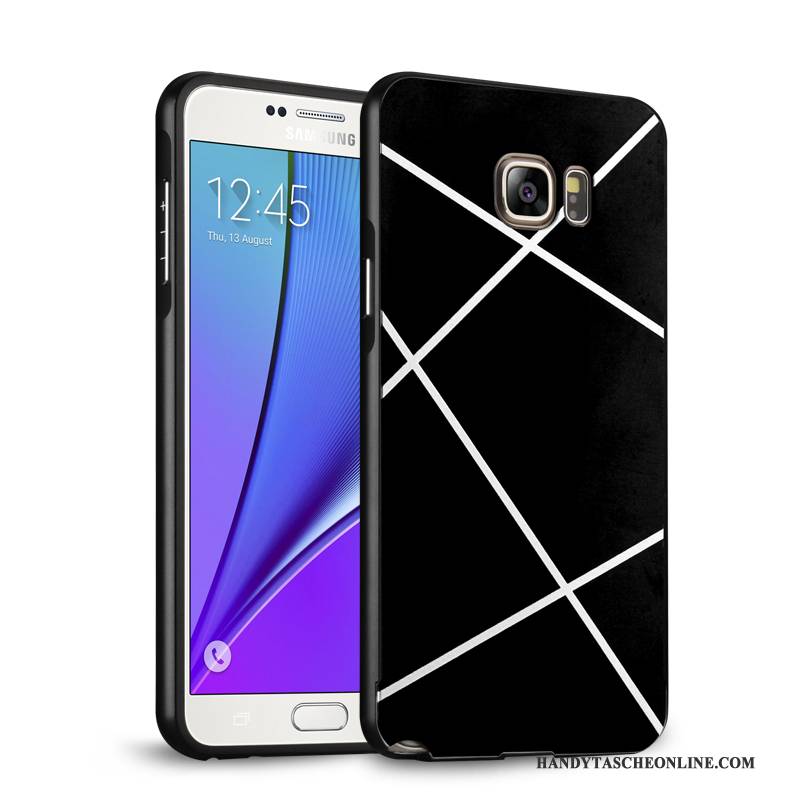 Hülle Samsung Galaxy Note 5 Metall Anti-sturz Gold, Case Samsung Galaxy Note 5 Schutz Spiegel Grenze