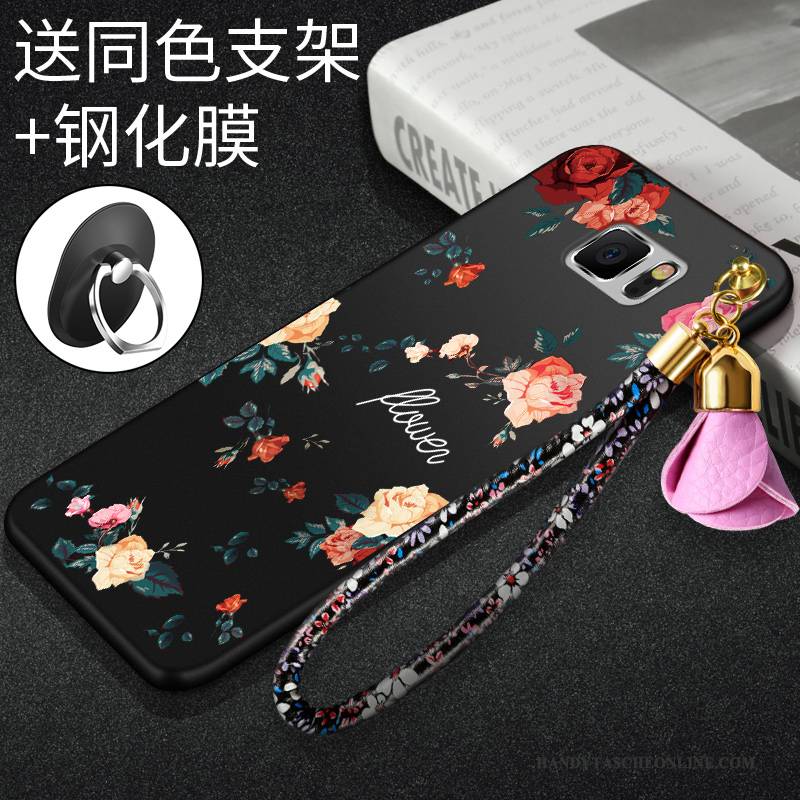 Hülle Samsung Galaxy Note 5 Taschen Anti-sturz Handyhüllen, Case Samsung Galaxy Note 5 Schutz Nubuck Rot