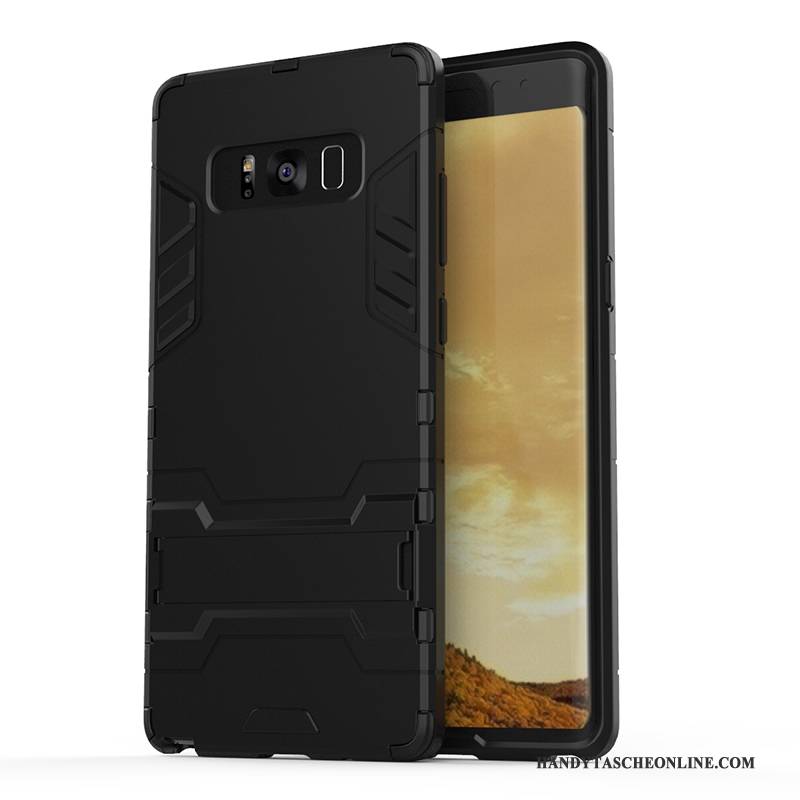 Hülle Samsung Galaxy Note 8 Halterung Blau Anti-sturz, Case Samsung Galaxy Note 8 Weiche Handyhüllen Schwer