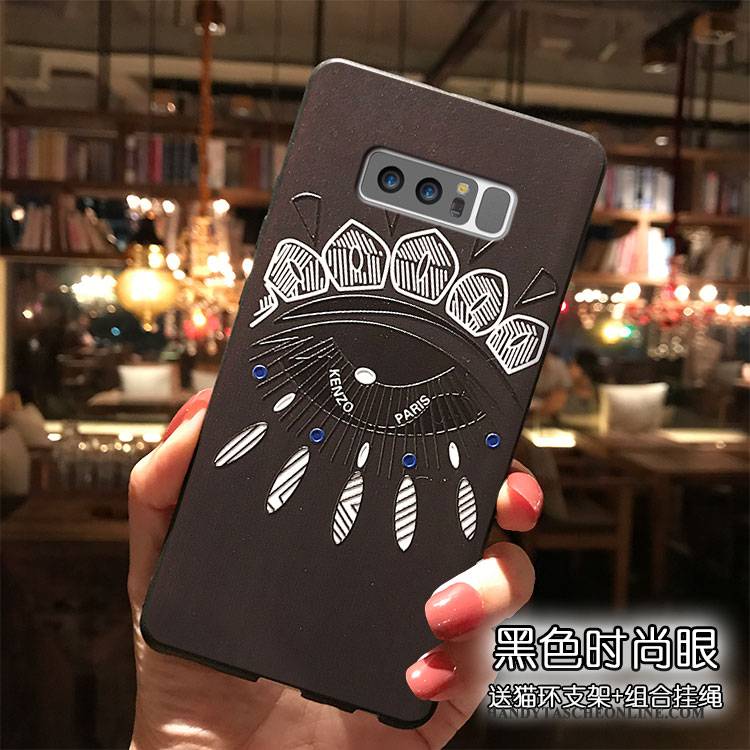 Hülle Samsung Galaxy Note 8 Karikatur Khaki Handyhüllen, Case Samsung Galaxy Note 8 Taschen Hängende Verzierungen