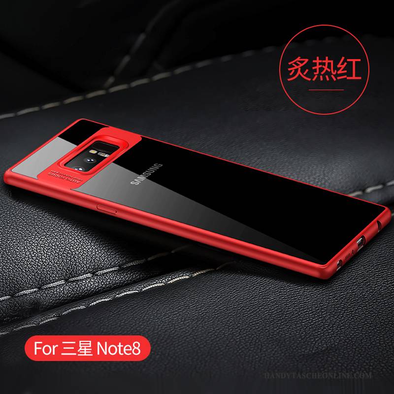 Hülle Samsung Galaxy Note 8 Kreativ Schwarz Transparent, Case Samsung Galaxy Note 8 Silikon Trend Persönlichkeit