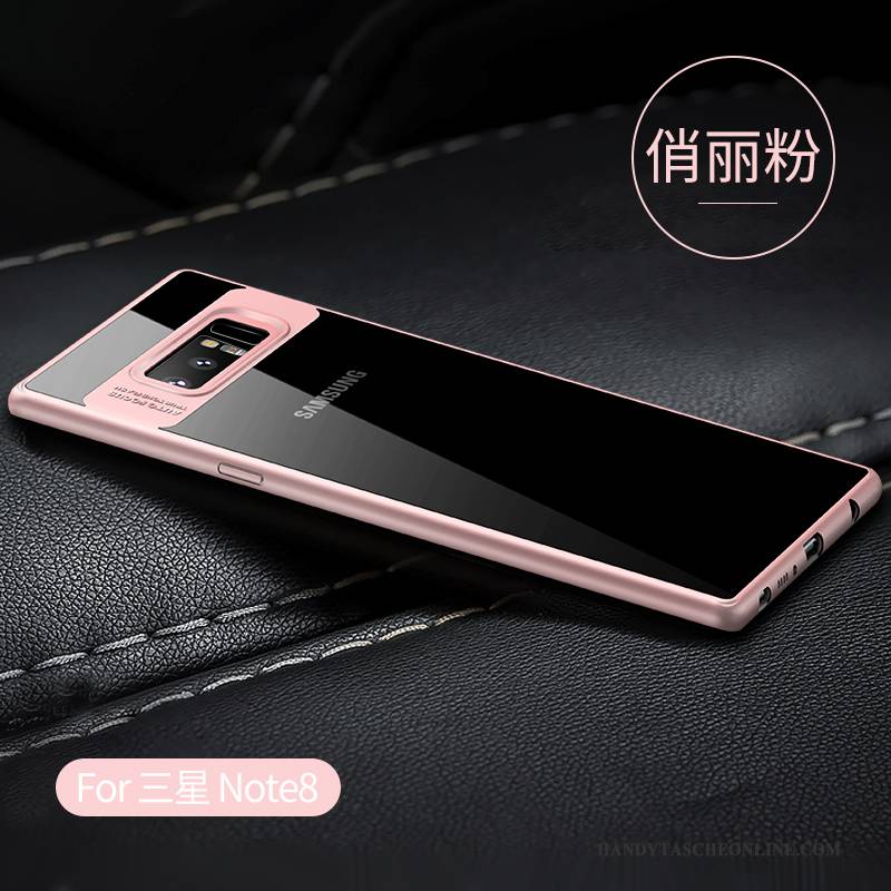 Hülle Samsung Galaxy Note 8 Kreativ Schwarz Transparent, Case Samsung Galaxy Note 8 Silikon Trend Persönlichkeit