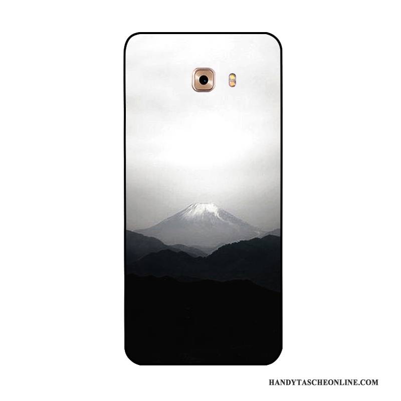 Hülle Samsung Galaxy Note 8 Prägung Original Landschaft, Case Samsung Galaxy Note 8 Schutz Blau Hängende Verzierungen