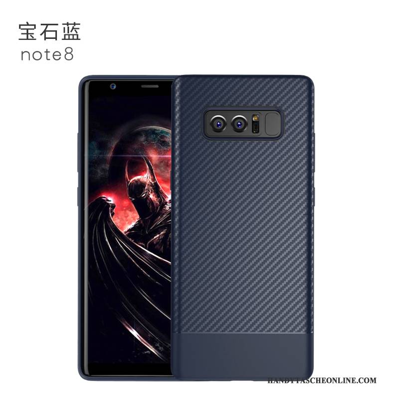 Hülle Samsung Galaxy Note 8 Schutz Anti-sturz Trend, Case Samsung Galaxy Note 8 Weiche Schwarz Handyhüllen