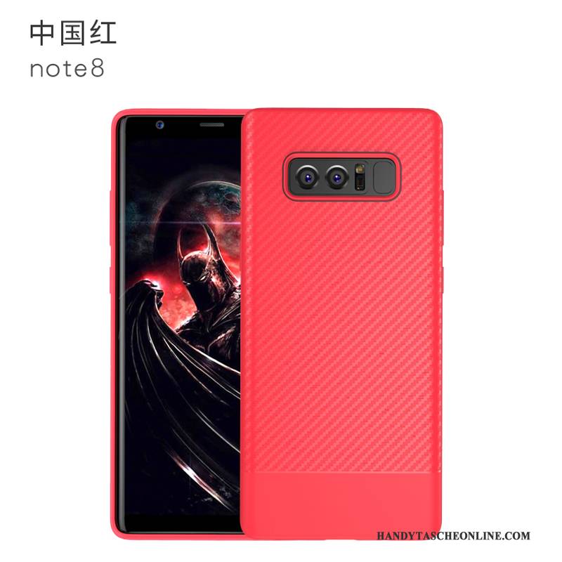 Hülle Samsung Galaxy Note 8 Schutz Anti-sturz Trend, Case Samsung Galaxy Note 8 Weiche Schwarz Handyhüllen