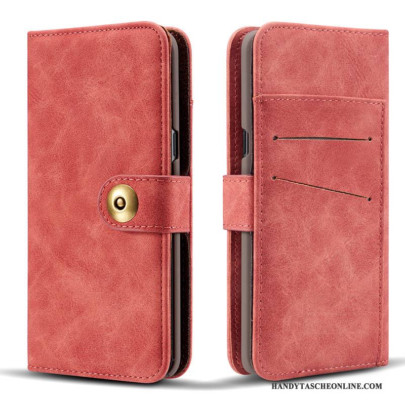 Hülle Samsung Galaxy Note 8 Schutz Rot Wassermelone, Case Samsung Galaxy Note 8 Lederhülle Business Orange