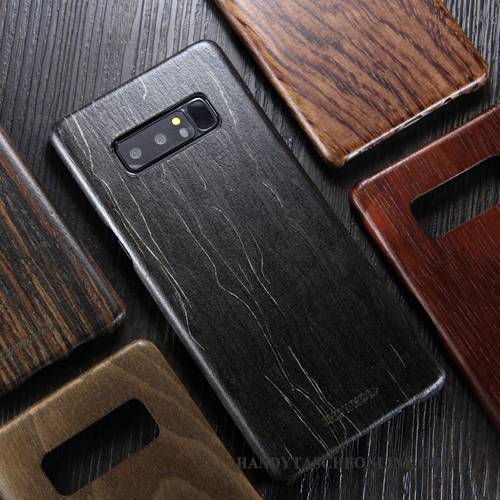 Hülle Samsung Galaxy Note 8 Schutz Schlank Holz, Case Samsung Galaxy Note 8 Massivholz Trendmarke Handyhüllen