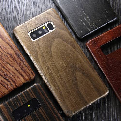 Hülle Samsung Galaxy Note 8 Schutz Schlank Holz, Case Samsung Galaxy Note 8 Massivholz Trendmarke Handyhüllen