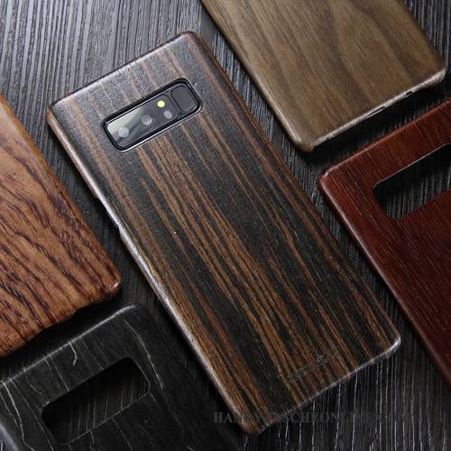 Hülle Samsung Galaxy Note 8 Schutz Schlank Holz, Case Samsung Galaxy Note 8 Massivholz Trendmarke Handyhüllen