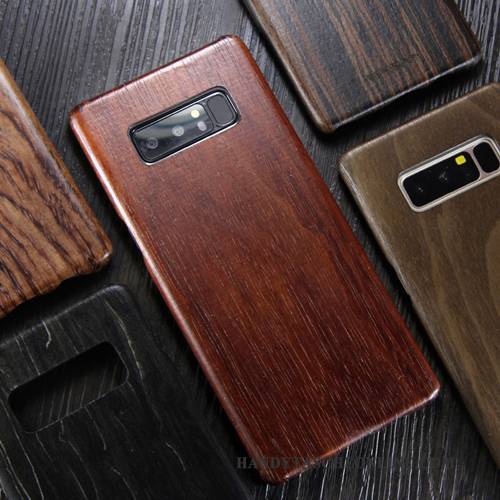 Hülle Samsung Galaxy Note 8 Schutz Schlank Holz, Case Samsung Galaxy Note 8 Massivholz Trendmarke Handyhüllen