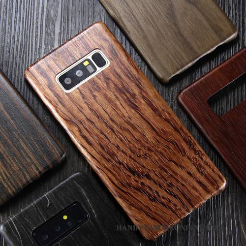 Hülle Samsung Galaxy Note 8 Schutz Schlank Holz, Case Samsung Galaxy Note 8 Massivholz Trendmarke Handyhüllen