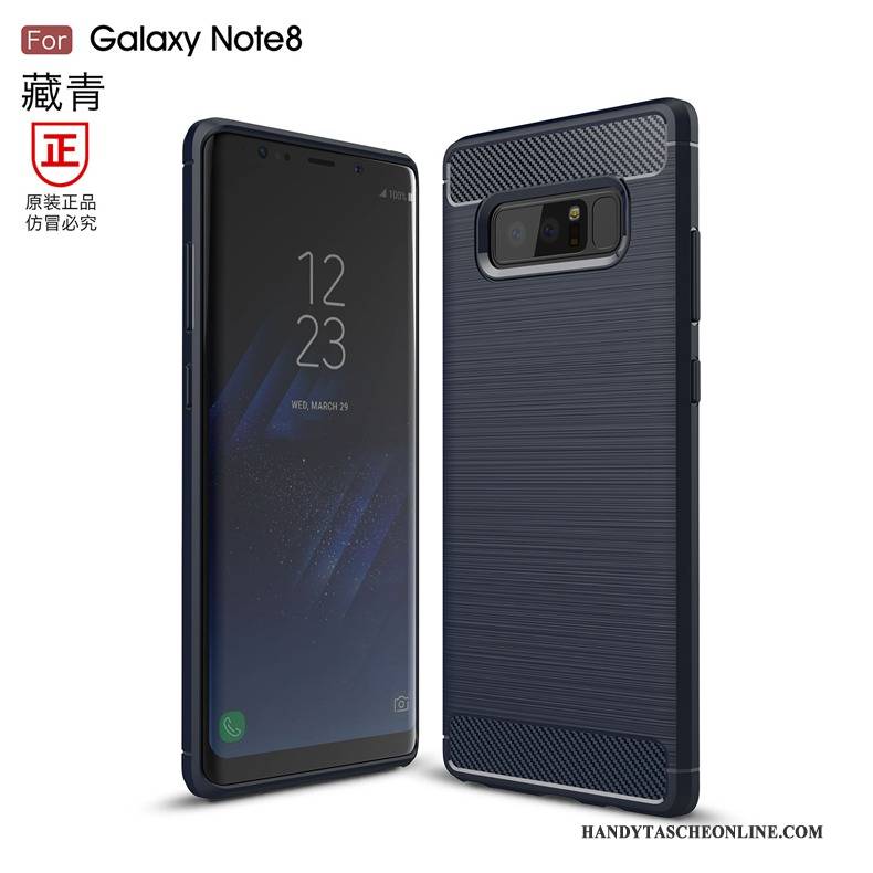 Hülle Samsung Galaxy Note 8 Silikon Anti-sturz Faser, Case Samsung Galaxy Note 8 Weiche Handyhüllen Muster