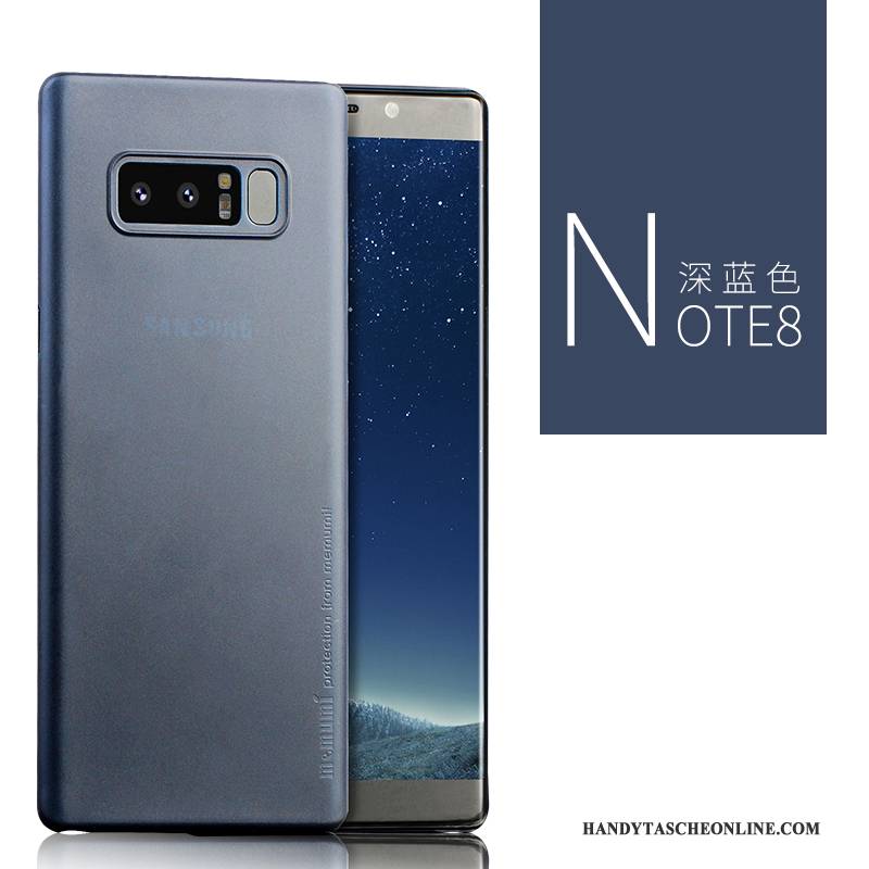 Hülle Samsung Galaxy Note 8 Taschen Schlank Neu, Case Samsung Galaxy Note 8 Silikon Nubuck Schwarz