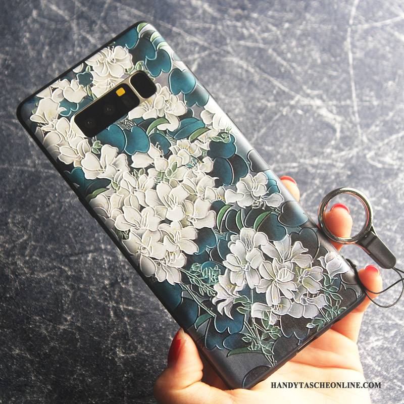 Hülle Samsung Galaxy Note 8 Weiche Anti-sturz Grün, Case Samsung Galaxy Note 8 Taschen Handyhüllen Schlank