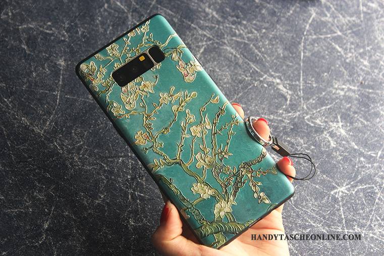 Hülle Samsung Galaxy Note 8 Weiche Anti-sturz Grün, Case Samsung Galaxy Note 8 Taschen Handyhüllen Schlank