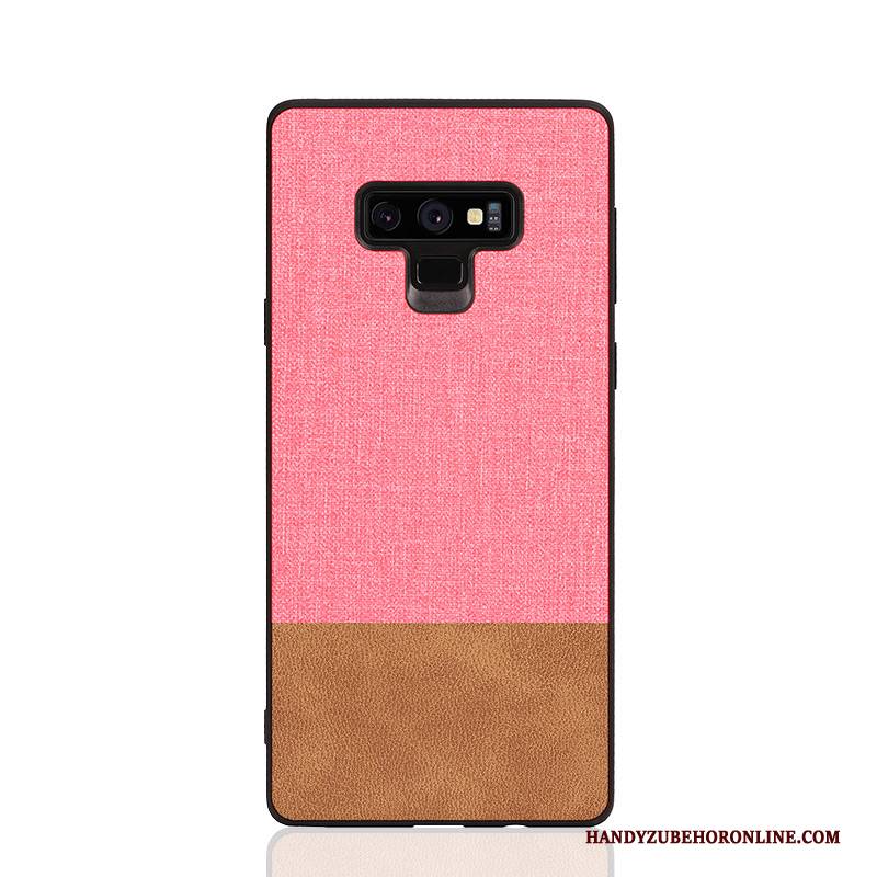 Hülle Samsung Galaxy Note 9 Kreativ Handyhüllen Schwer, Case Samsung Galaxy Note 9 Taschen Nubuck Anti-sturz