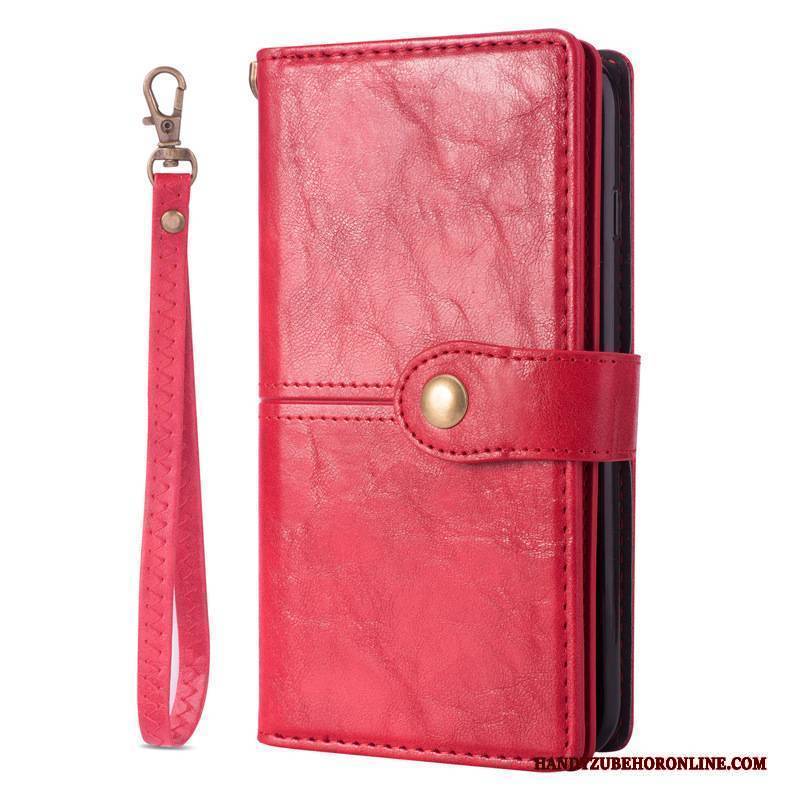 Hülle Samsung Galaxy Note20 Ultra Lederhülle Rosa Handyhüllen, Case Samsung Galaxy Note20 Ultra