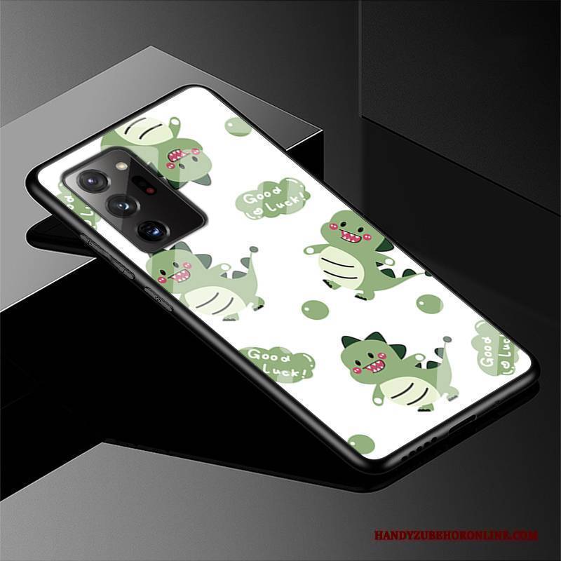 Hülle Samsung Galaxy Note20 Ultra Mode Trend Glas, Case Samsung Galaxy Note20 Ultra Weiche Angepasst Persönlichkeit