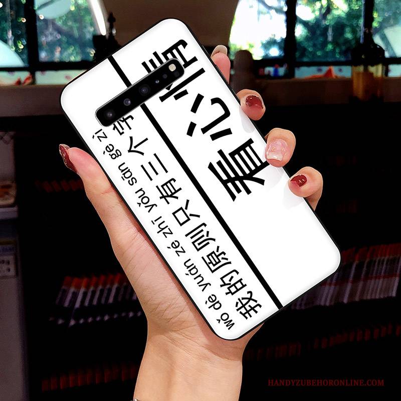 Hülle Samsung Galaxy S10 5g Gemalt Handyhüllen Netto Rot, Case Samsung Galaxy S10 5g Kreativ Stern Nette