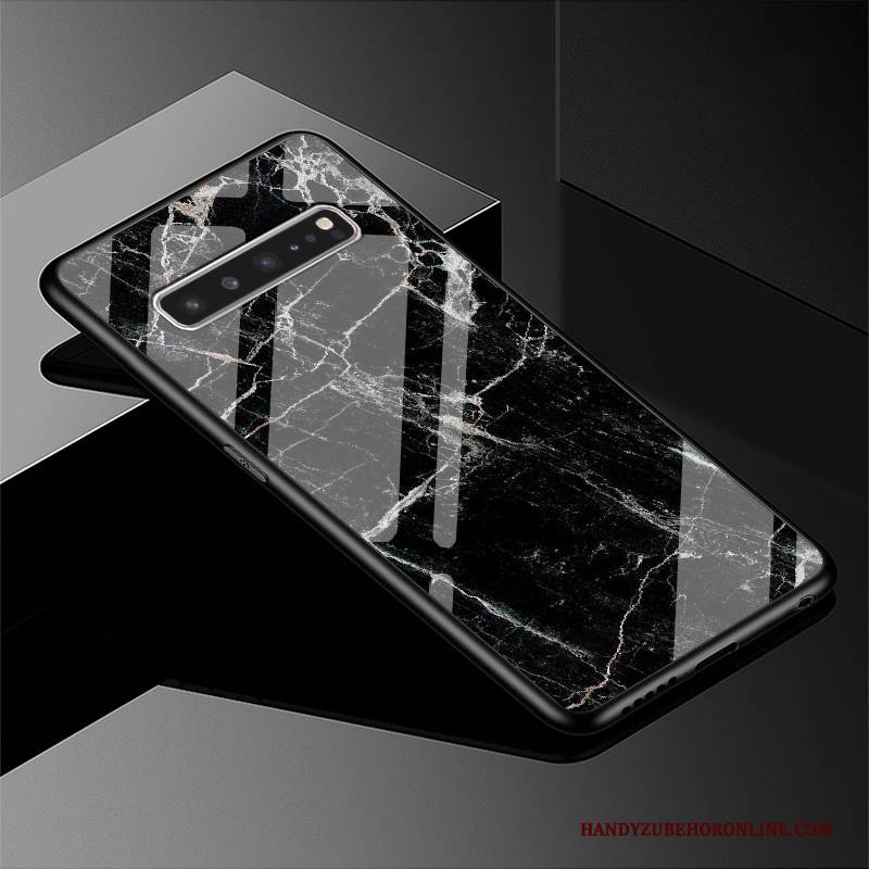 Hülle Samsung Galaxy S10 5g Schutz Wind Glas, Case Samsung Galaxy S10 5g Dunkelblau Licht