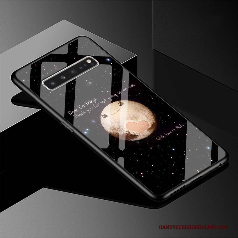 Hülle Samsung Galaxy S10 5g Schutz Wind Glas, Case Samsung Galaxy S10 5g Dunkelblau Licht