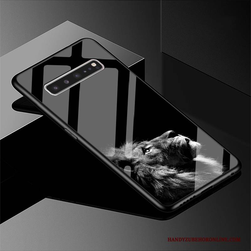Hülle Samsung Galaxy S10 5g Schutz Wind Glas, Case Samsung Galaxy S10 5g Dunkelblau Licht