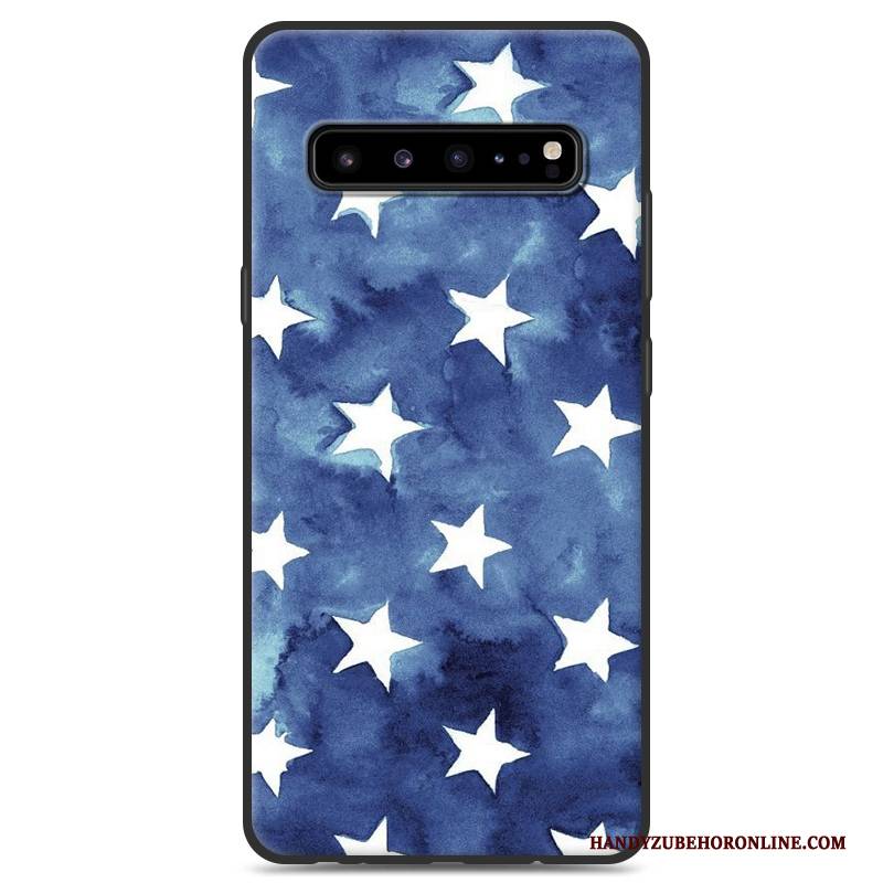 Hülle Samsung Galaxy S10 5g Silikon Handyhüllen Schwarz, Case Samsung Galaxy S10 5g Schutz Grau Persönlichkeit