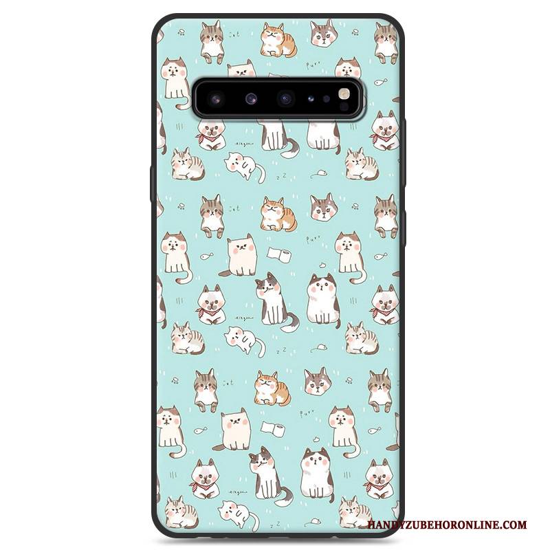 Hülle Samsung Galaxy S10 5g Silikon Handyhüllen Schwarz, Case Samsung Galaxy S10 5g Schutz Grau Persönlichkeit