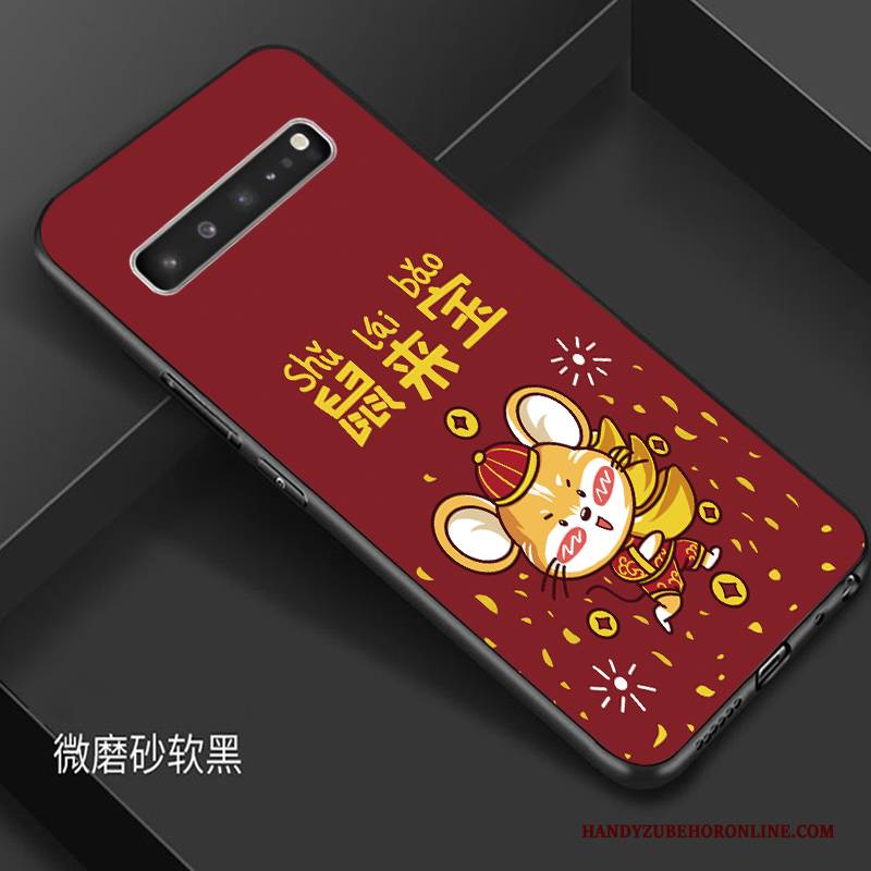 Hülle Samsung Galaxy S10 5g Silikon Persönlichkeit Ratte, Case Samsung Galaxy S10 5g Taschen Handyhüllen Reichtum