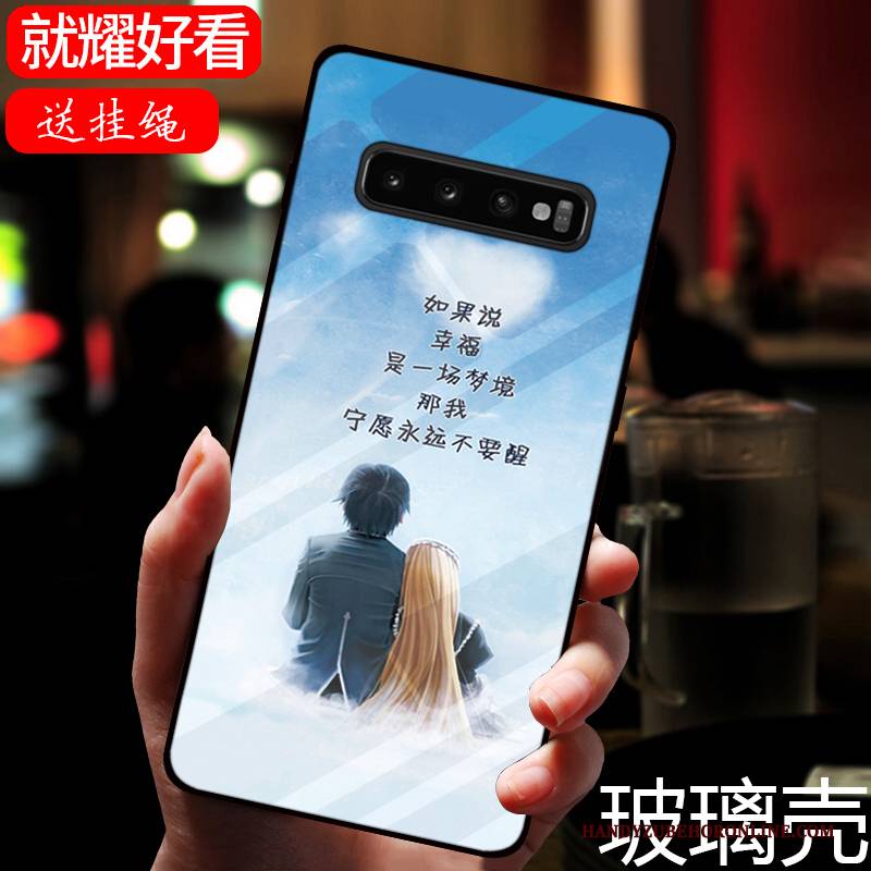 Hülle Samsung Galaxy S10 Taschen Frisch Spiegel, Case Samsung Galaxy S10 Handyhüllen Grün