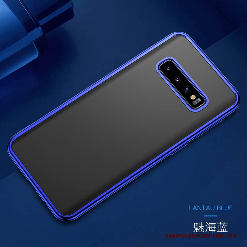 Hülle Samsung Galaxy S10+ Weiche Anti-sturz Neu, Case Samsung Galaxy S10+ Schutz Handyhüllen Gelb