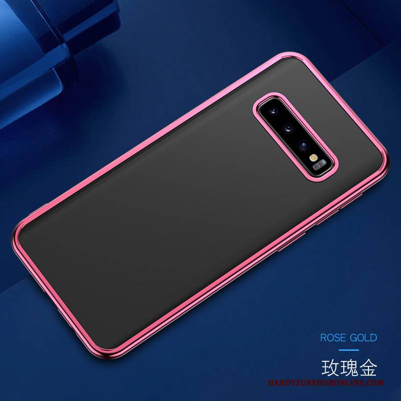 Hülle Samsung Galaxy S10+ Weiche Anti-sturz Neu, Case Samsung Galaxy S10+ Schutz Handyhüllen Gelb