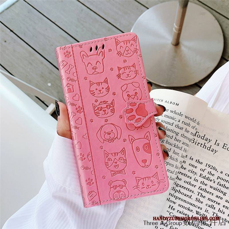 Hülle Samsung Galaxy S20+ Lederhülle Hund Nette, Case Samsung Galaxy S20+ Schutz Grün Handyhüllen