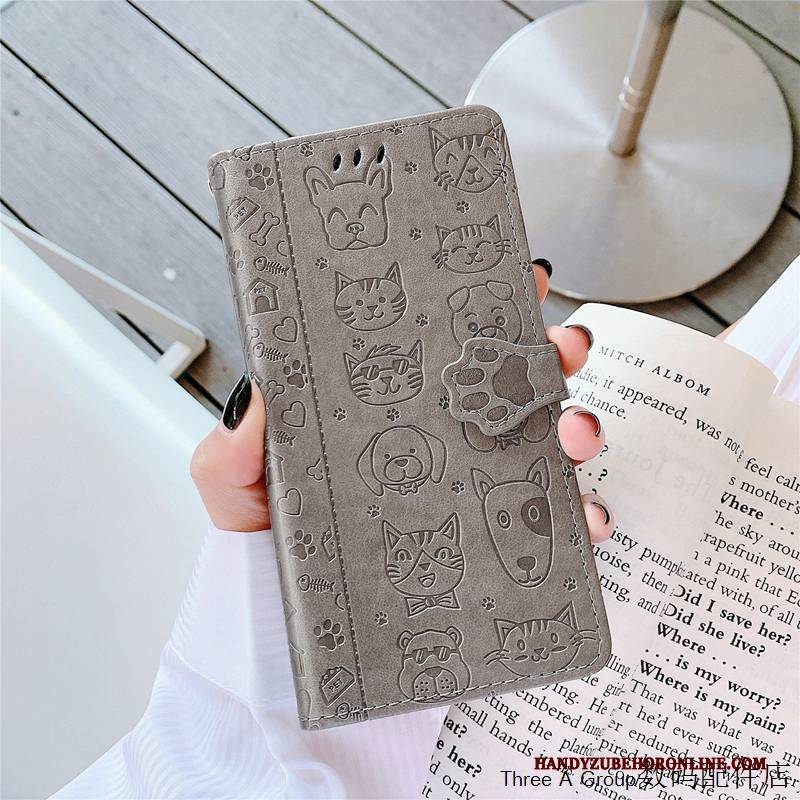 Hülle Samsung Galaxy S20+ Lederhülle Hund Nette, Case Samsung Galaxy S20+ Schutz Grün Handyhüllen