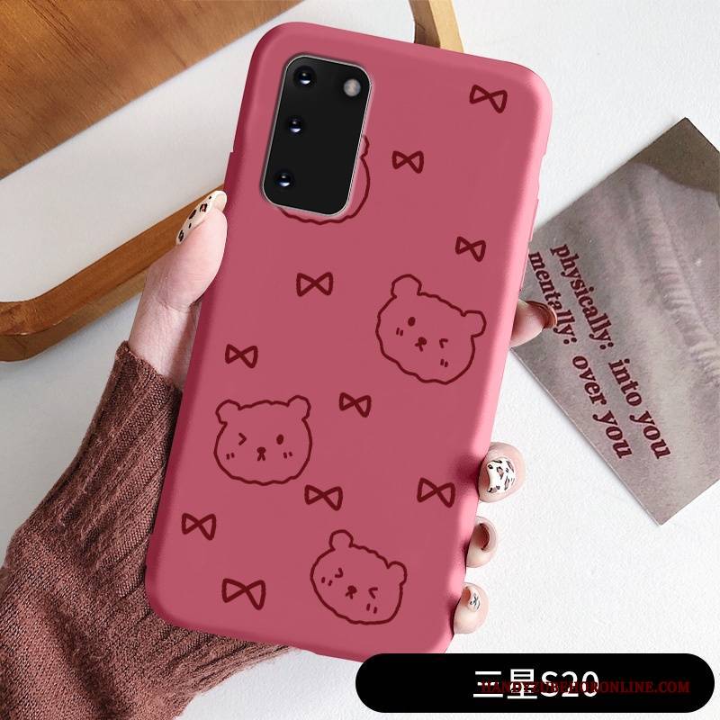Hülle Samsung Galaxy S20 Silikon Nette Handyhüllen, Case Samsung Galaxy S20 Weiche Neu Einfach