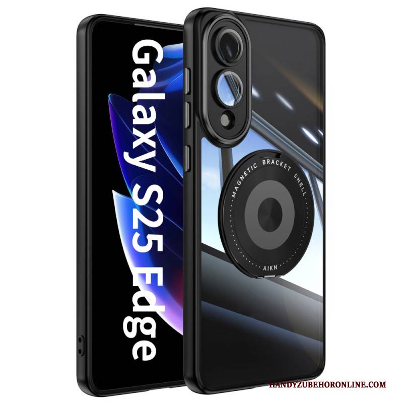 Hülle Samsung Galaxy S25 5g Edge Drehbarer Halter Und Objektivschutz