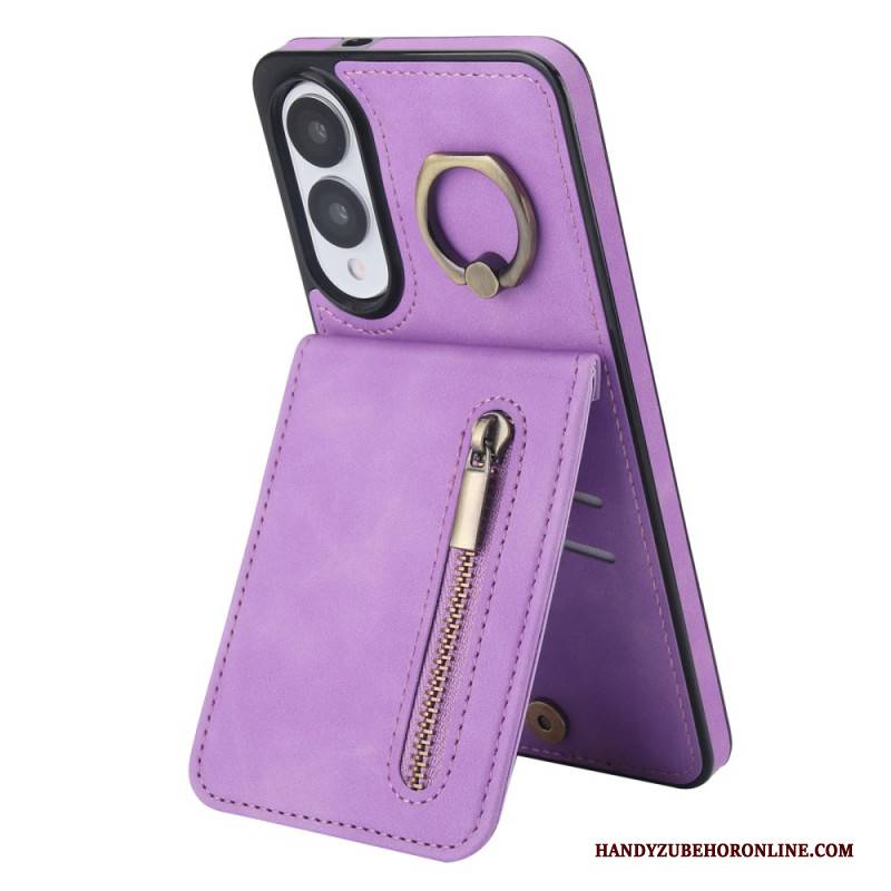 Hülle Samsung Galaxy S25 5g Edge Geldbörse Mit Reißverschluss Und Rfid-technologie