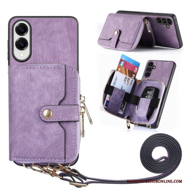 Hülle Samsung Galaxy S25 5g Edge Handyhülle Der Schicke Nomade Mit Schultergurt