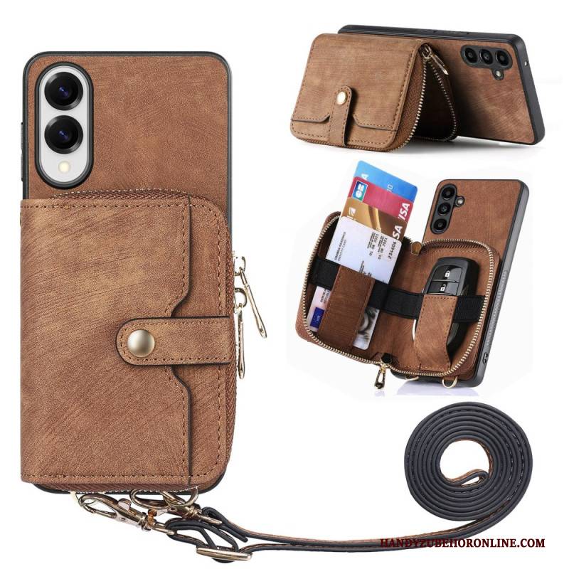 Hülle Samsung Galaxy S25 5g Edge Handyhülle Der Schicke Nomade Mit Schultergurt