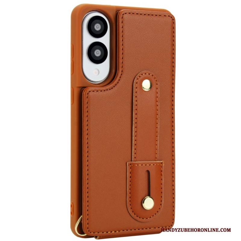 Hülle Samsung Galaxy S25 5g Edge Handyhülle Kartenhalter Mit Tragegurt Und Schultergurt