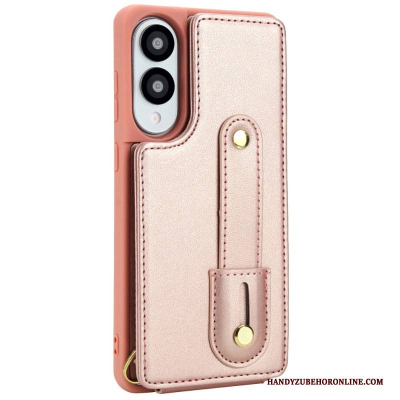 Hülle Samsung Galaxy S25 5g Edge Handyhülle Kartenhalter Mit Tragegurt Und Schultergurt