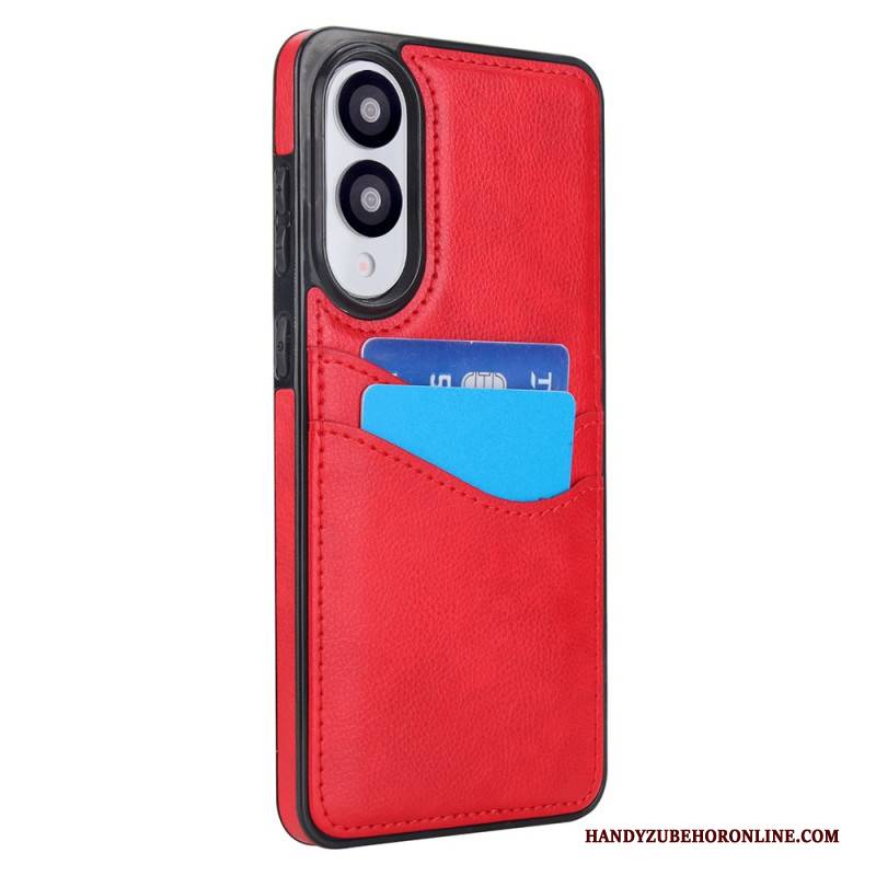 Hülle Samsung Galaxy S25 5g Edge Handyhülle Lederoptik Mit Kartenhalter Halter