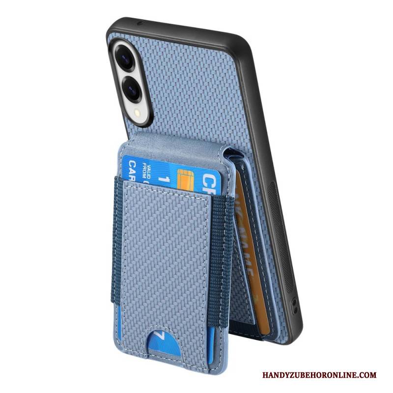 Hülle Samsung Galaxy S25 5g Edge Handyhülle Premium-kartenhalter Und Ständer Aus Carbonfaser