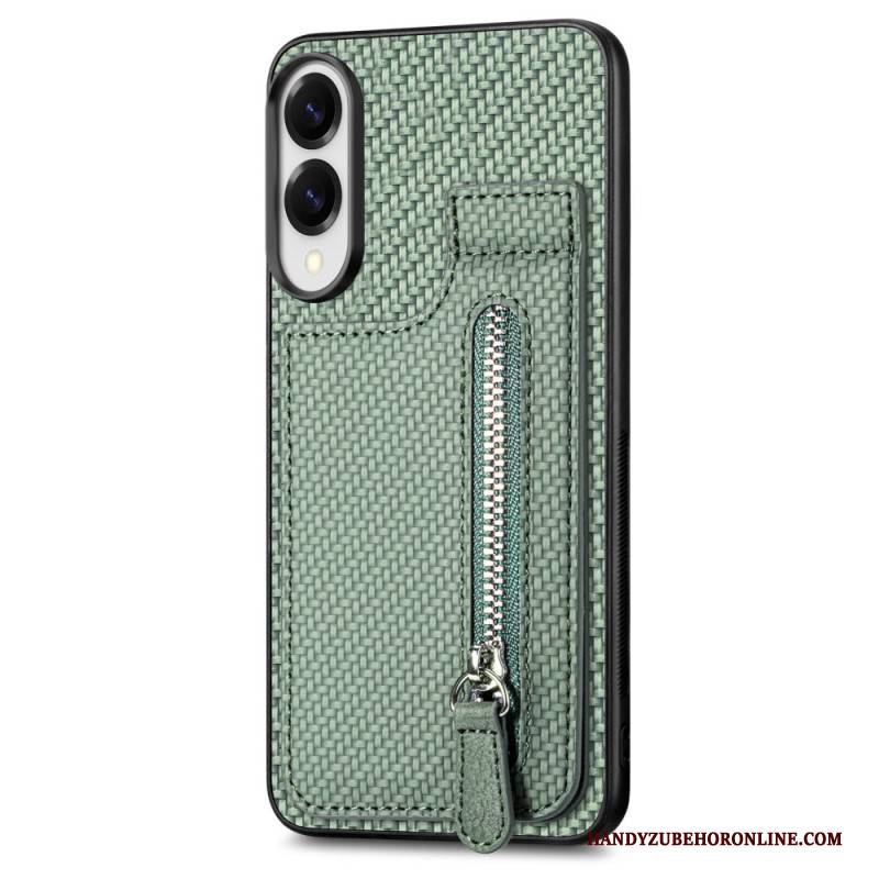 Hülle Samsung Galaxy S25 5g Edge Kartenhalter Und Münzfach Aus Kohlefaser