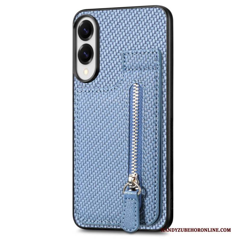 Hülle Samsung Galaxy S25 5g Edge Kartenhalter Und Münzfach Aus Kohlefaser