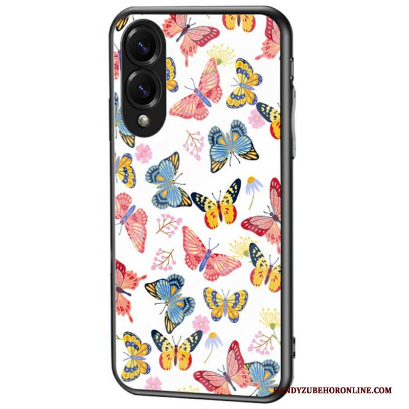 Hülle Samsung Galaxy S25 5g Edge Schmetterling Aus Gehärtetem Glas